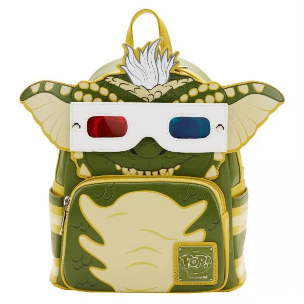 Funko Pop by Loungefly Gremlins Stripe Mini Backpack w 3D Glasses NWT
